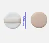 Zapatillas Pequeñas Esponja de Dedo en Polvo Malvavisco Esponja de Cojín de Aire para Dedos Elásticas Espesadas No Absorbentes de Polvo Doble Uso para Aplicación de Maquillaje Seco y Húmedo