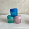 Pote de creme, pote de creme facial colorido, pote de creme para os olhos, limpador facial, pote de vidro para máscara facial, protetor solar transfronteiriço 2oz pote de cânhamo