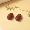 Accesorios de arena dorada púrpura de alto contenido de cinabrio accesorios para pulsera de joyería diy de cinabrio accesorios de arena dorada púrpura de moneda de cobre