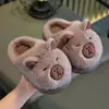 Pantuflas de Algodón para Niños Capibara para Niños y Niñas Zapatos de Casa de Felpa Familia Padre-Hijo Pareja Pantuflas de Algodón Dropshipping