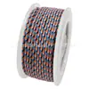 Cuerda Ruyi de Hilo de Algodón Color Mixto Enrollada a Mano Estilo Tibetano Juguete Colgante Trenzado Cordón Cuerda Colorida de Ocho Hilos Borla Hilo para DIY
