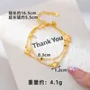 Nova Pulseira de Ouro Arena Vietnamita, Estilo de Luxo Leve, Versátil Pulseira de Flor de Quatro Folhas em Camadas Duplas para Mulheres, Joias Transfronteiriças Duradouras