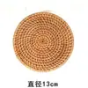 Conjunto de Chá Porta-Copos de Rattan Vietnamita Porta-Bule de Rattan Outonal Feito à Mão Porta-Copos de Chá Pu'Er