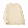 Moletom Grossinho com Forro de Lã para Outono e Inverno Infantil da Amazon, Blusa Casual Soltinha da Moda de Marca, Camiseta Básica Quente Vendida no Exterior