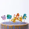 Pikachu Pocket Elf Ball - Vajilla para fiesta de cumpleaños, bandeja de papel, toalla de papel, mantel, decoración, suministros para arreglos, globo