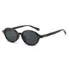 Nuevas Gafas de Sol Ovaladas de Marco Pequeño Transfronterizas, Gafas de Sol Versátiles Simples Retro Redondas con Tachuelas de Estilo Coreano Personalizado