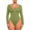 Exportación Europea y Americana Talla Grande Postparto Levantamiento de Glúteos Ropa Interior Moldeadora Sin Costuras Corsé para Mujer Control de Abdomen Tanga Bodysuit Bodysuit