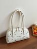 Bolso de mano para mujer 2025 Nuevo Simple Combinable Moda Bolso de hombro Exterior Único De alta gama Boston Bajo el brazo Bolso tote