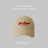 Gorra de Béisbol Versátil Estilo Coreano para Hombres y Mujeres, Gorra de Pico Bordada en 3D de Alta Calidad, Sombrero de Sol para Primavera y Verano con Ala Ancha que Hace que la Cara Parezca Más Pequeña