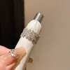 Anillo Redondo de Encaje Hueco con Circonita Estilo Lujo Ligero con Diseño Único, Anillo para Dedo Índice, Accesorio de Mano Simple y Versátil para Mujeres