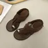 Pantuflas Retro de Cuña sin Cierre para Mujer, Nuevo Estilo Verano 2026 con Borlas, Adecuadas para Combinar con Vestidos, Estilo Vacacional, Sandalias Casuales de Playa