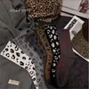 Coreia do Sul Dongdaemun Estampa de Leopardo Meio Estiloso Estiloso Novo Estilo Celebridade da Internet Cintura Alta Emagrecedor Moderno Meias