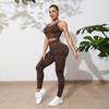 Conjunto Deportivo de Yoga con Estampado de Serpiente en Rebaja, Atuendo de Yoga Sexy para Levantar Glúteos para Correr, Conjunto de Dos Piezas Elástico de Cintura Alta