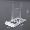 Soporte de Bloque de Tarjeta Transparente Ajustable Telescópico Ángulo de Presentación Ensamblaje Adecuado para Varios Soportes de Exhibición de Tarjetas Base