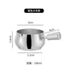 Copo de molho de aço inoxidável 304 para restaurante, copo de molho de ketchup para salada, copo de molho de aço inoxidável, prato de molho e vinagre, atacado