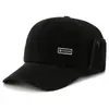 Orejeras de Invierno para Hombre Calentitas Engrosadas Gorra de Béisbol para Hombres de Mediana Edad y Mayores Protección contra el Viento y el Frío Gorra de Pico con Felpa