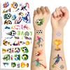 Cross-border Novos adesivos de tatuagem de futebol de desenho animado à prova d'água para festa, presentes para festa, adesivos engraçados e divertidos para rosto, atacado cross-border