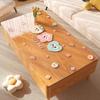 Mesa de Centro de PVC de Dibujos Animados Mantel de Mesa Impermeable y a Prueba de Aceite Desechable Transparente Vidrio Suave Mantel de Mesa de Comedor Lujo Ligero Alfombrilla de Escritorio de Alto Nivel