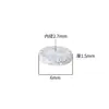 Plata de Ley S925 Seiko Separador de Diamantes Accesorios para Pulsera de Abalorios Hecha a Mano con Cristales Perlas Lleno de Ruedas de Diamantes Abalorios Sueltos