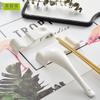 Fábrica vende suporte para hashi e colher de porcelana óssea branca pura para hotel pode ser definido logo Restaurante Clube conjunto de mesa suporte para hashi de cerâmica Tangshan
