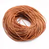 1-5mm cabeça redonda couro corda de couro de boi linha DIY pulseira feita à mão colar primeira camada cordão de couro acessórios de joalheria atacado