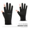 Guantes Transfronterizos de Otoño e Invierno para Hombre Cálidos para Montar de Dedo Completo Antideslizantes para Conducir Pantalla Táctil Deportivos para Exterior Fuga Dos Dedos Guantes de Terciopelo