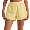 Shorts de Yoga Sem Costura de Secagem Rápida Europeu e Americano para Mulheres, Shorts para Esportes ao Ar Livre Levanta Bumbum, Calça de Yoga para Corrida Fitness 2237