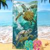 Toalla de Playa Personalizada con Foto Original Microfibra Felpa Impresión Digital Producción de Imagen Tela de Secado Rápido Toalla de Playa