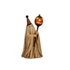 Artesanía de resina de nuevo producto transfronterizo decoración de ambiente de Halloween varita de calabaza brillante luz nocturna de fantasma retro