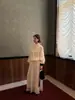 Novedad para Otoño 8/10 Principios de Otoño Estilo Francés Suave y Elegante Diseño Cruzado Manga Larga Cuello con Volantes Camisa de Mujer F1097