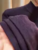 Camiseta Básica de Color Sólido con Cuello Semi-Alto, Adelgazante, Manga Larga, Capa Base para Mujer, Camiseta Versátil para Usar por Debajo, para Viajes al Trabajo y Uso Casual, Top de Otoño