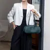Bolso de Axila para Mujer de Piel de Vaca Roja Bolso de Hombro Original para Viajes Bolso de Mano Bolso Baguette Bolso Bowling Bolso Almohada de Cuero Genuino