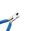 Los fabricantes suministran alicates de pino de 5 pulgadas alicates de corte superior alicates para cremalleras mango azul y amarillo alicates para joyería hecha a mano DIY