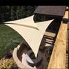 Paño de sombra para piscina, pabellón, 2 x 3 m, malla de sombra de cuatro esquinas, poliéster, impermeable, cortina de sombra, vela de sombra