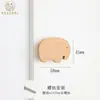Atacado de Fábrica Maçaneta de Animal de Desenho Animado Porta de Guarda-Roupa Gaveta Móveis Maçaneta de Madeira Faia Furo Único Maçaneta de Madeira Estilo Tronco