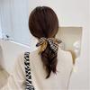 Houndstooth Tecido Cor Correspondência Bowknot Estilo Francês Preto e Branco Estilo Elegante Fita Cabeça Corda Corda Cabelo Mulheres