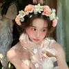 Diadema Corona de Hadas Florales Estilo Bosque con Cinta para Mujeres, Nuevo Modelo 2026, Adorno para Sesión de Fotos de Princesa