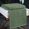 Toalla de Algodón Puro Absorbente Toalla de Baño Azul Oscuro Verde Militar Cama Individual Adulto Dormitorio Toalla Manta Estudiantes Migrantes