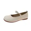 Zapatos de Salón Individuales a Juego para Mujer 2026 Otoño Zapatos de Noche Nuevos Mary Janes Mocasines Versátiles de Piel Suave Zapatos Individuales Planos