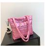 Bolsa Feminina Bonita Outono 2023 Nova Grande Capacidade Portátil Bolsa Feminina Quadrada Casual Bolsa de Ombro Estilo Ocidental Bolsa Quadrada Pequena