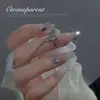 Accesorios para Uñas Pedrería Irregular Pequeña de Fondo Plano Pedrería Cuadrada Mixta con Forma de Corazón Pedrería Transparente Decoración de Uñas Pedrería de Cristal