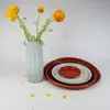 Bandeja para Vaso de Flores de Plástico Atacado Bandeja Base Redonda Branca para Vaso de Flores Bandeja Coletora de Água Base para Vaso de Flores Bandeja Tapete para Base de Vaso