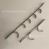Ganchos de Cabo de Metal para Mineração, Ganchos de Cabo de Barra Chata Galvanizada Prensados a Frio, Ganchos de Solda com 6 Ganchos, 80 Conectores de Cabo em Linha