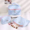 Bolsa de Maquiagem Acolchoada Gato Cereja Grande Capacidade High-End Estudante Bonita de Aparência Bolsa de Armazenamento Mínimo de Pedido