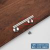 Tirador sólido de acero inoxidable para puerta de cajón, tirador de armario, tirador de zapatero, tirador pequeño en forma de T, tirador antirrobo para puerta pesada