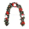Enredadera de Frutas Rojas Navideñas 180 cm / 1.8 m Encriptada Roja Enredadera Decorativa Enredadera de Puerta Decoración de Puerta Venta Directa de Fábrica