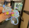 Faixa de Cabelo Trançada Arco-Íris Infantil Elástico de Cabelo Boneca Cartoon Fofa Elástico Borracha Acessórios de Cabelo DIY Estojo de Couro para Mulheres Atacado