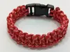 Pulseira de Paracord Pulseira Trançada de Paracord de Sete Fios Corda Trançada para Exterior Pulseira de Sete Fios Pulseira de Sobrevivência de Emergência Não