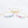 Pulseira de Flores Secas Gipsofila Real Cápsula do Tempo DIY Tecida à Mão Flor Seca Cerâmica Pulseira Flor Eterna Espécime