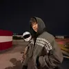 Chaqueta de otoño para hombre con estampado de letras, de alta gama, elegante, chaqueta de béisbol hip-hop americana, ropa de otoño para jóvenes